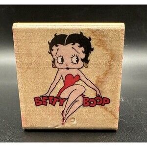 Rubber Stampede Betty Boop Cheesecake 228C Rubber Stamp vintage